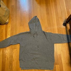 Anthropology grey sweater hoodie